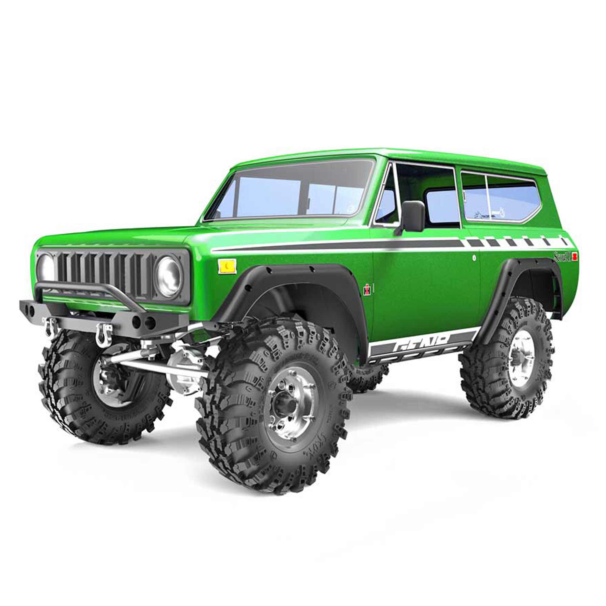Redcat Racing 1/10 Gen8 V2 International Harvester Scout II Brushed 4X4 Crawler RTR, Green