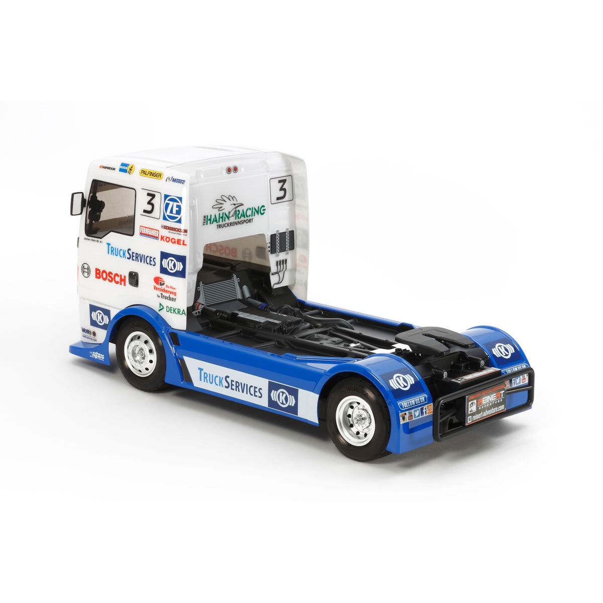 Tamiya 1/10Team Hahn Racing MAN TGS TT-01E 4x4 On-Road Racing Truck Kit