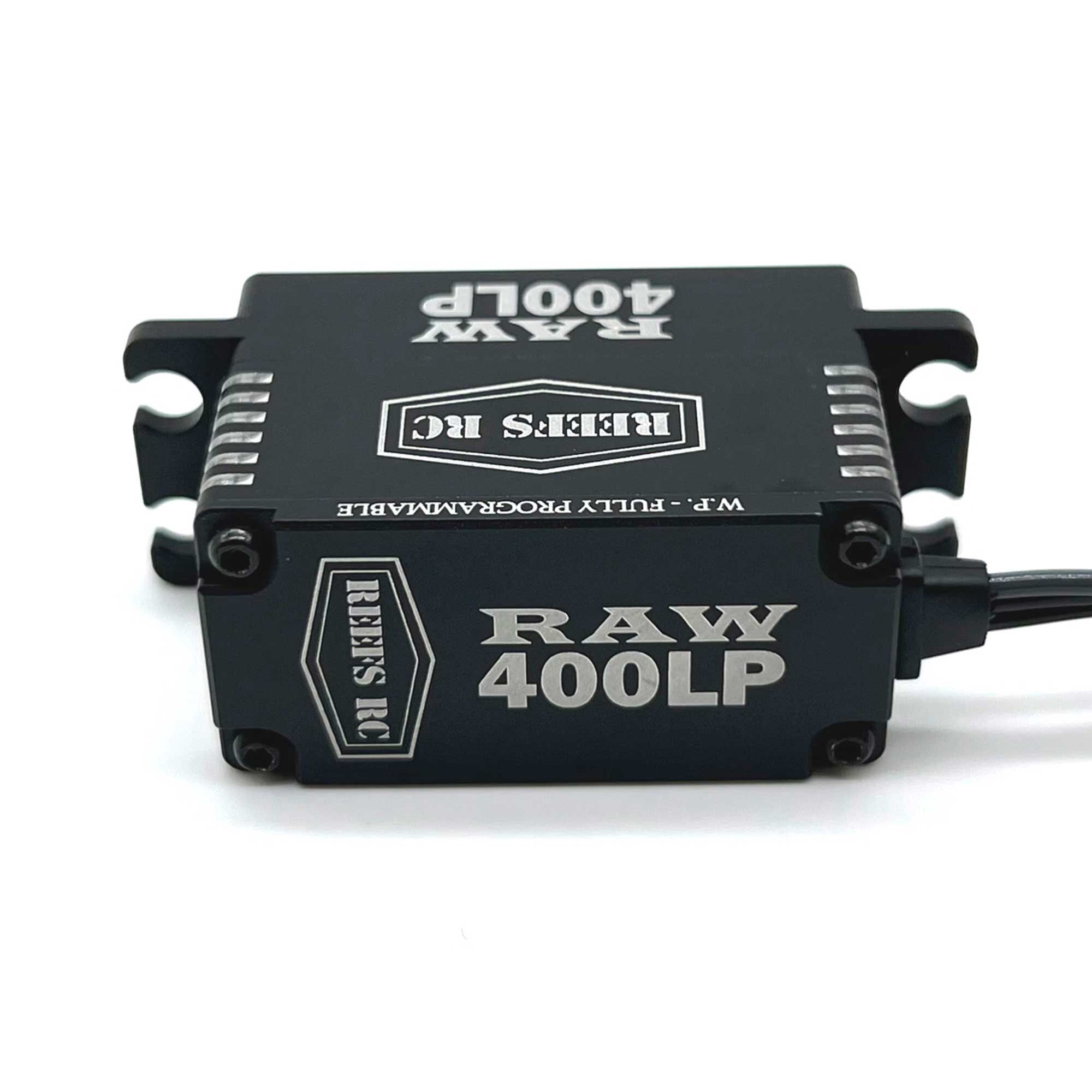 REEFS RC RAW 400LP Low Profile Digital Metal Gear Waterproof Programmable Servo, Black
