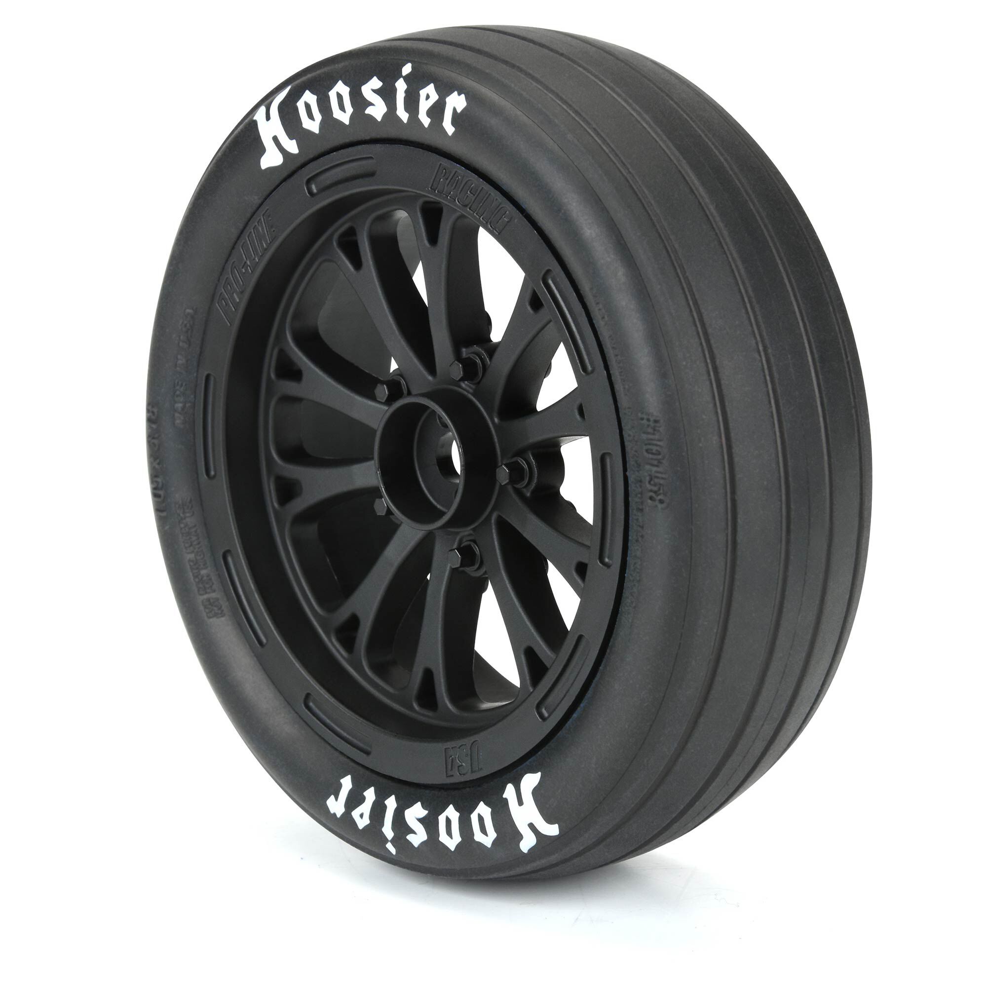 Pro-Line Racing 1/10 Pomona Drag Spec Front 2.2" 12mm Drag Wheels (2) Black