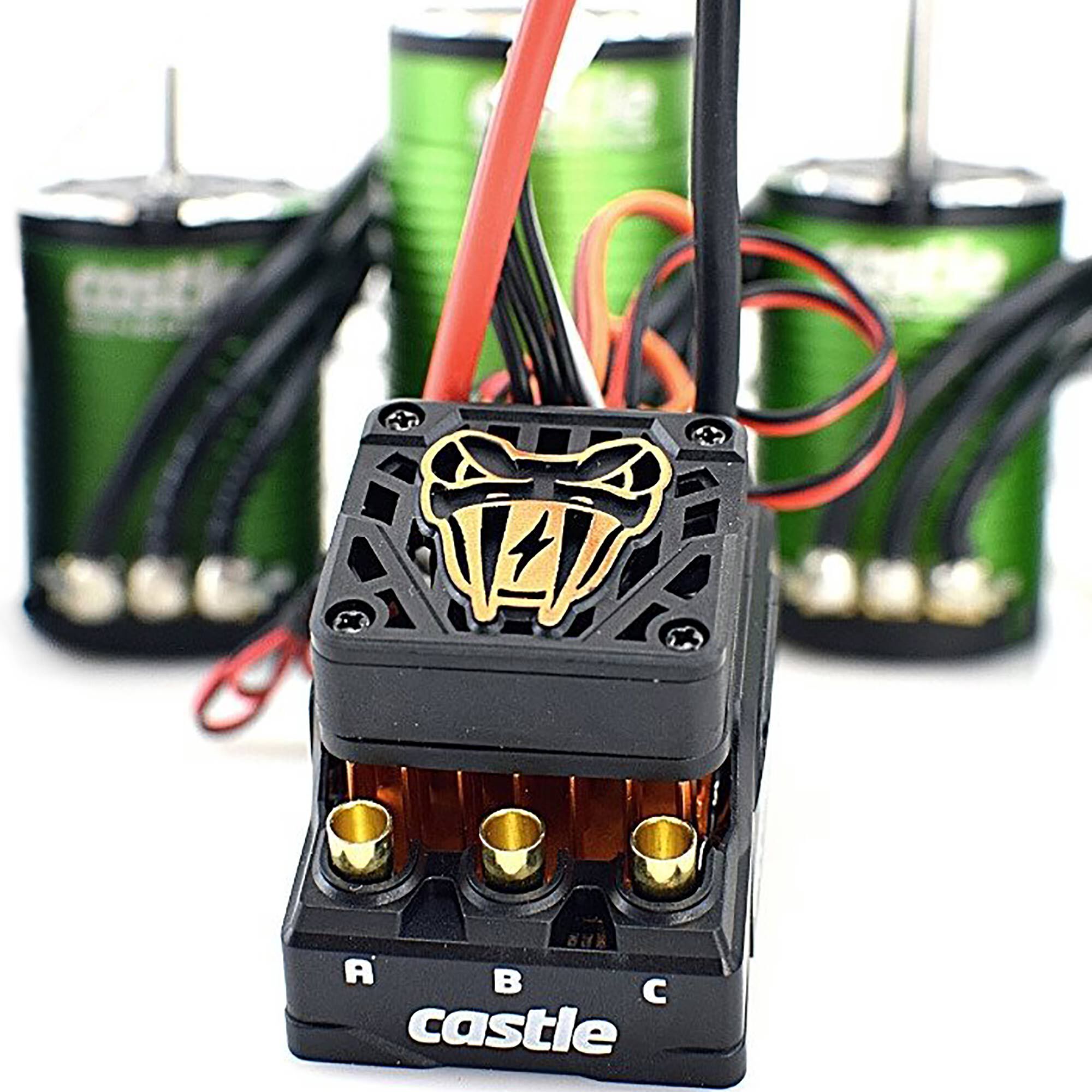 Castle Creations COPPERHEAD 10 Brushless ESC / 1412-2100KV Sensored Motor Combo