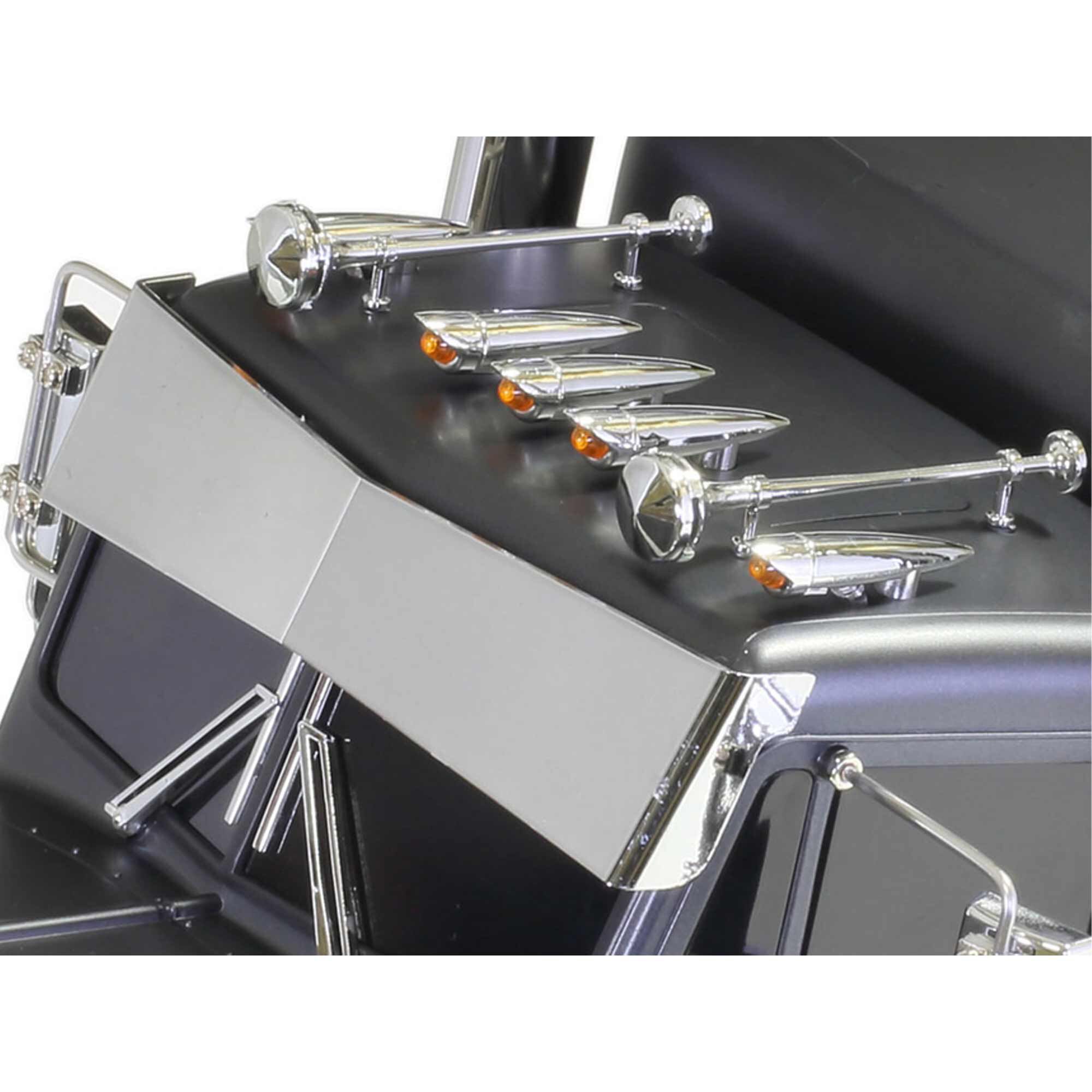 Tamiya 1/14 Grand Hauler 10X8 Semi Tractor Kit, Matte Black