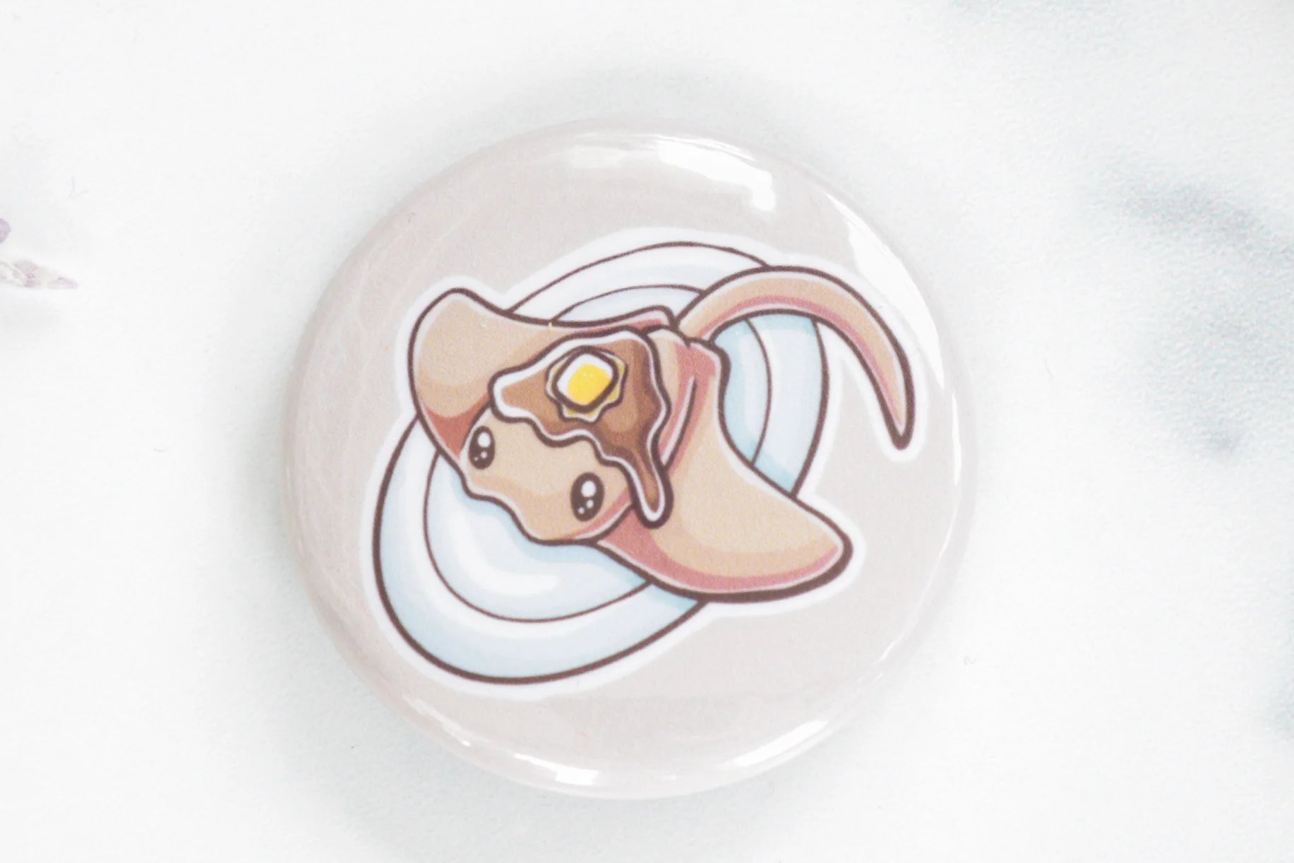 Sea Pancake Pinback Button