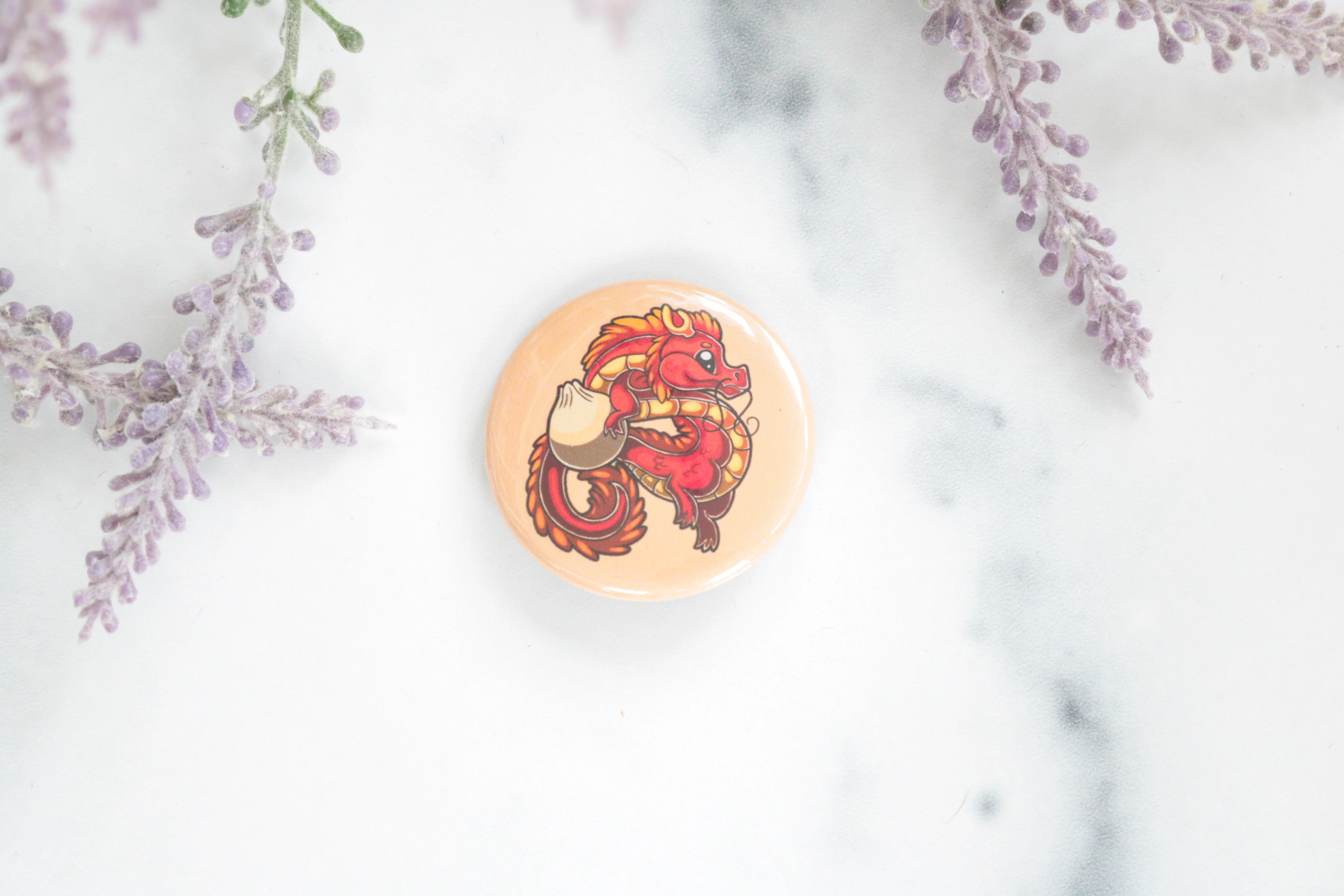 Cute Food Animal Pinback Buttons