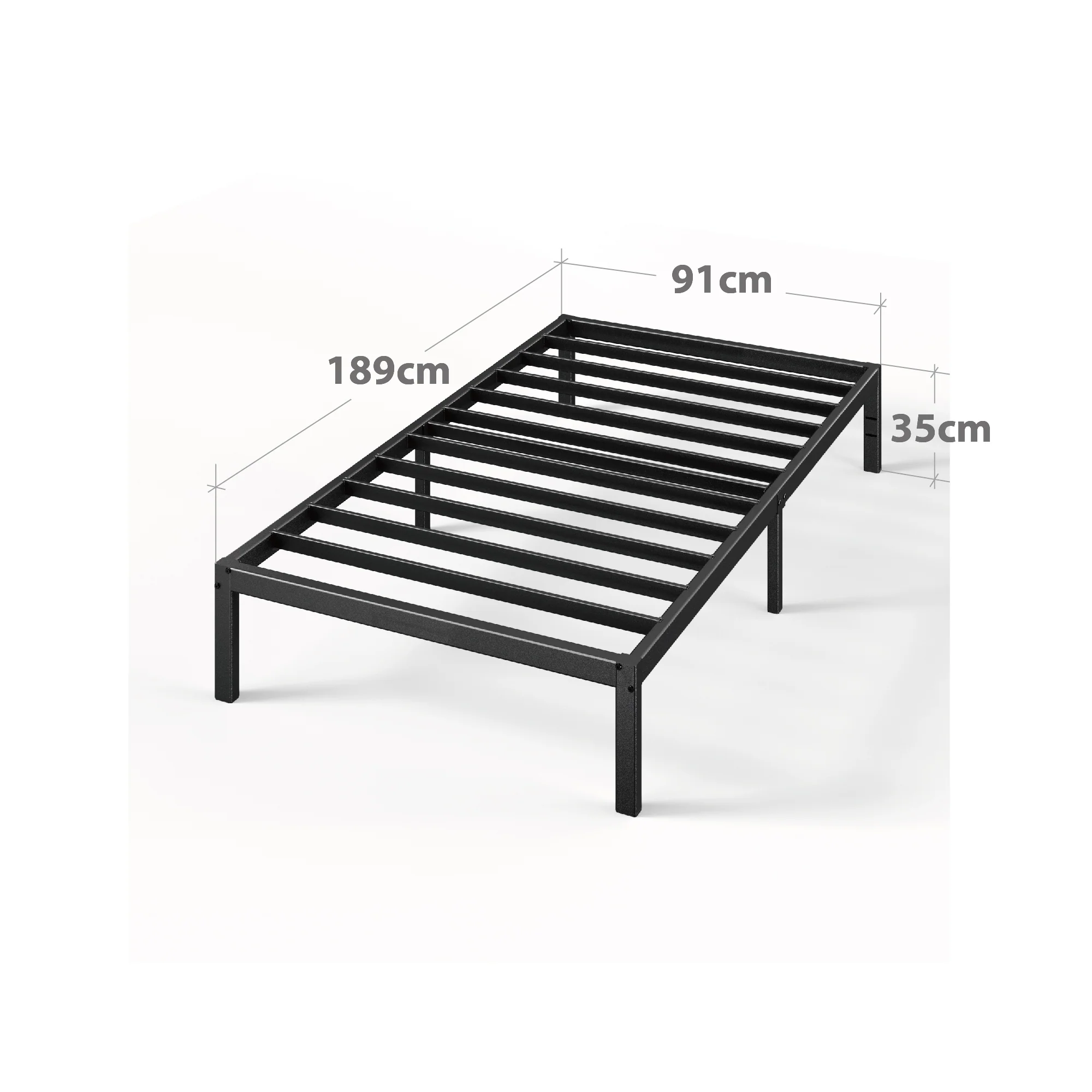 2025 Zinus Black Metal Bed Base