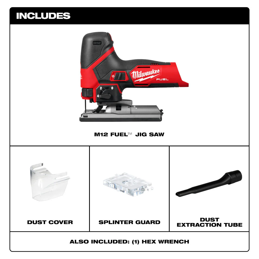 2025 Milwaukee 2545-20 M12 FUEL Jig Saw