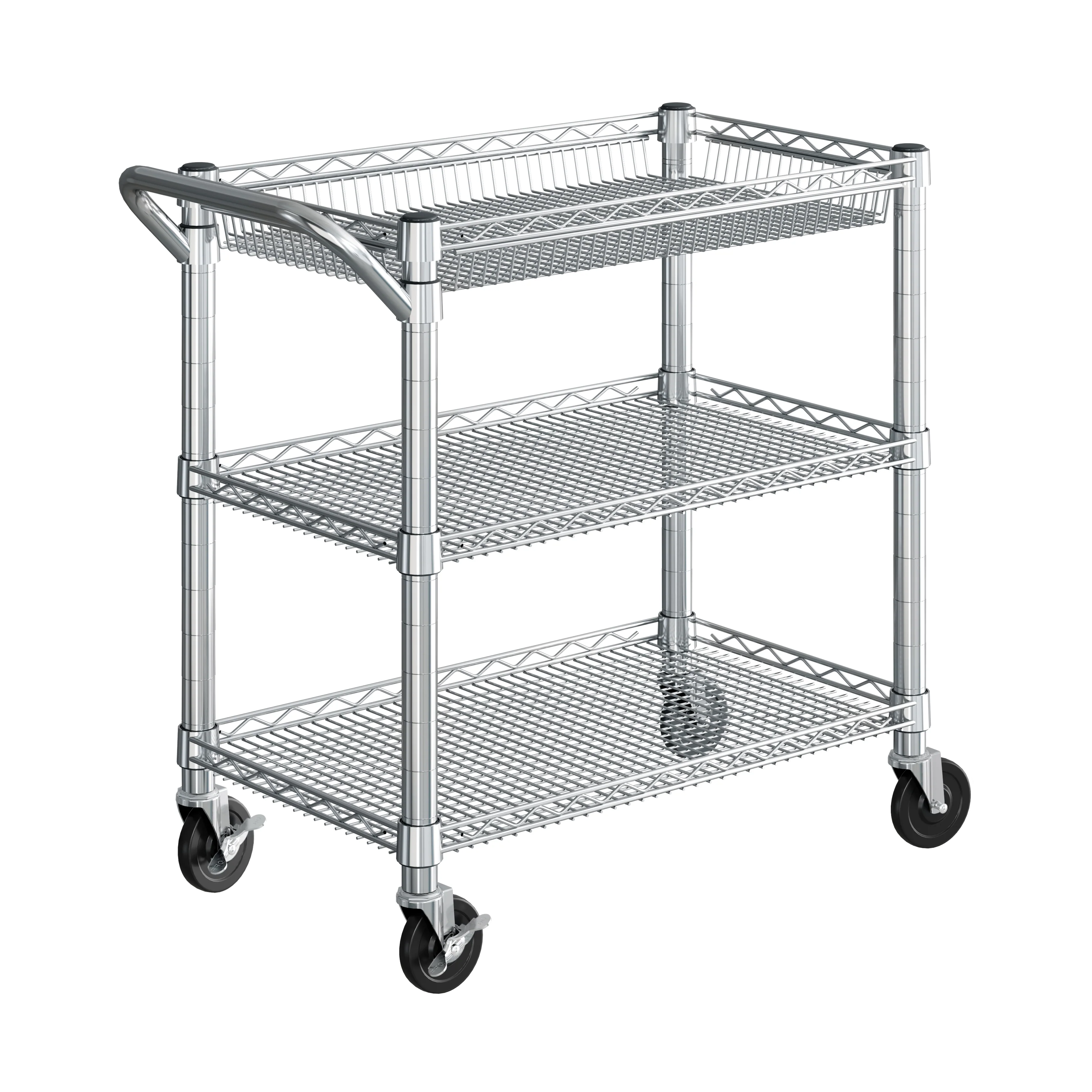 2025 3-Tier NSF Heavy-Duty Utility Cart