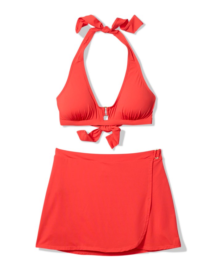 Tommy Bahama Pearl Halter Cutout Bikini Top