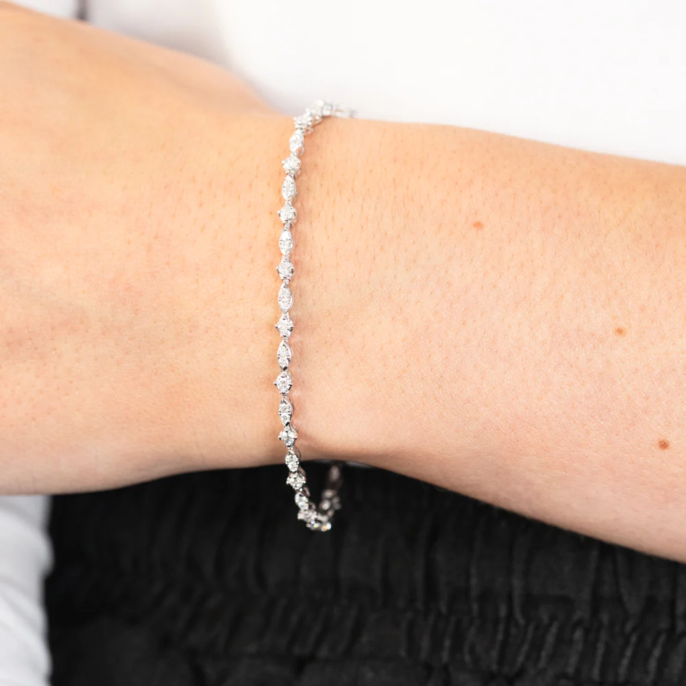 Luminesce Lab Grown 1.5 Carat Diamond Bracelet 9ct