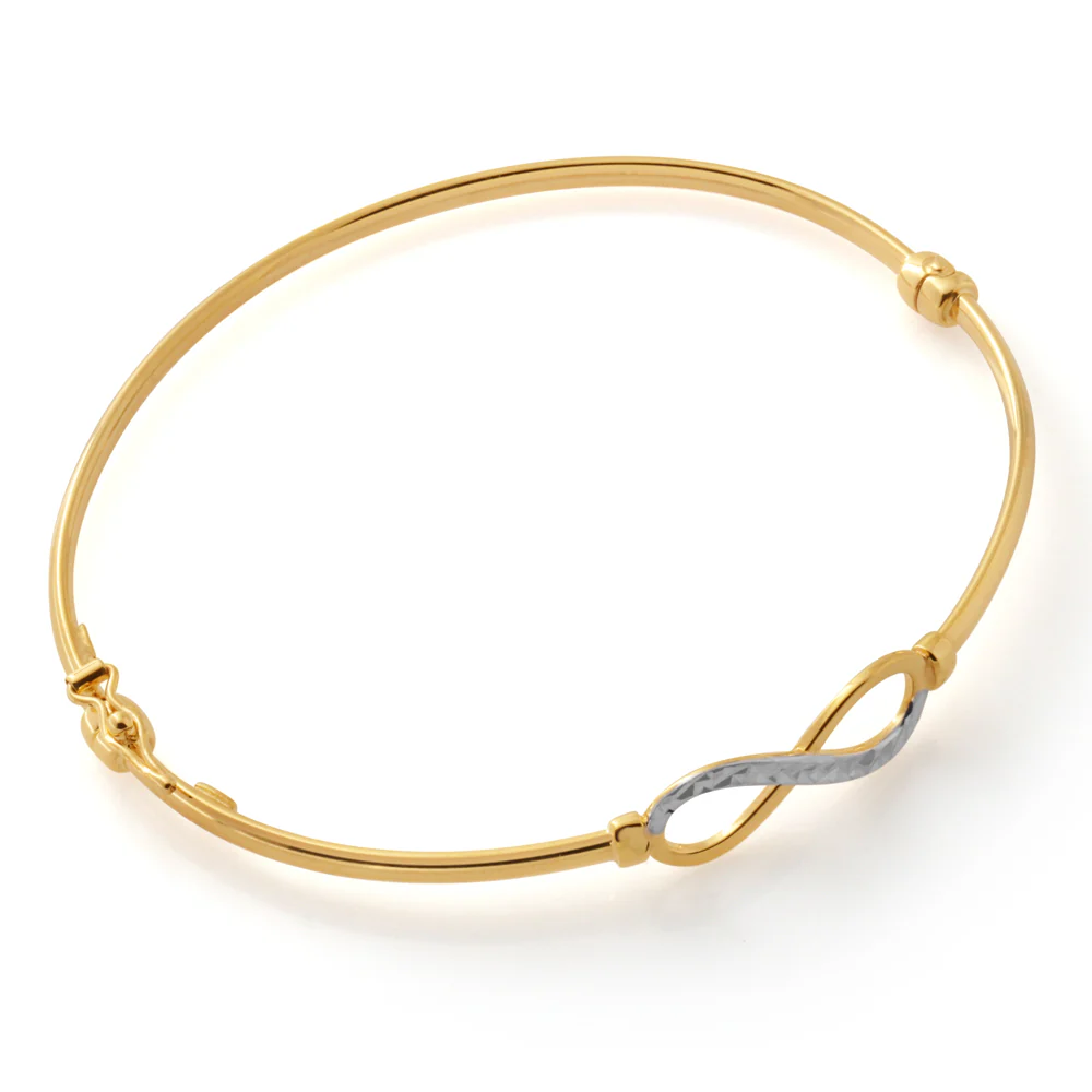 9ct Gold Bangle 65mm