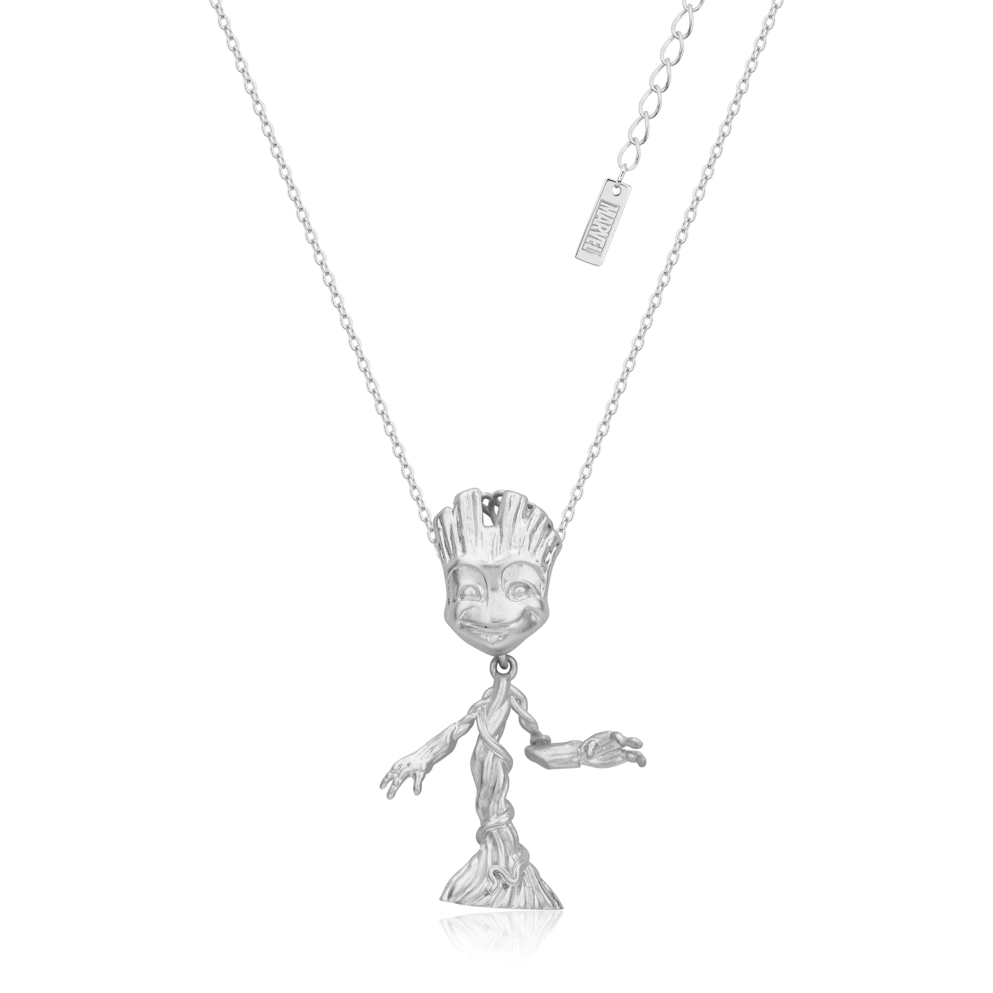 Disney White Gold Plated Guardians Of The Galaxy Pendant
