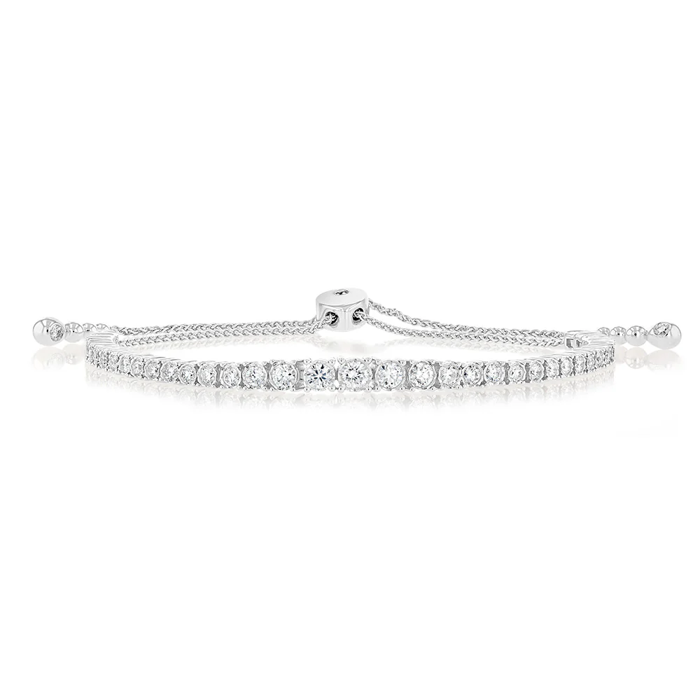 Luminesce Lab Grown 1.10 Carat Diamond Bracelet 9ct