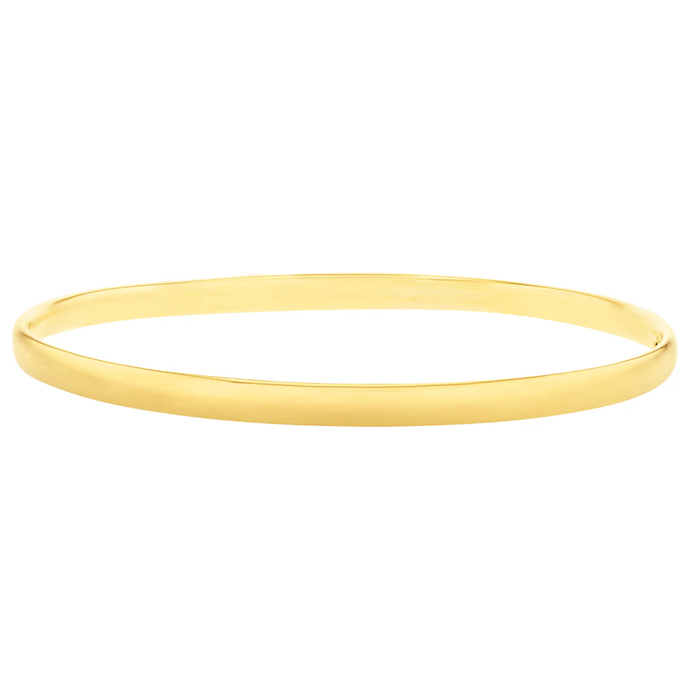 9ct Yellow Gold Comfort Bangle 60mm