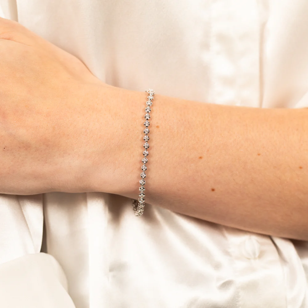 Luminesce Lab Grown Diamond Pear Tennis Bracelet 10ct