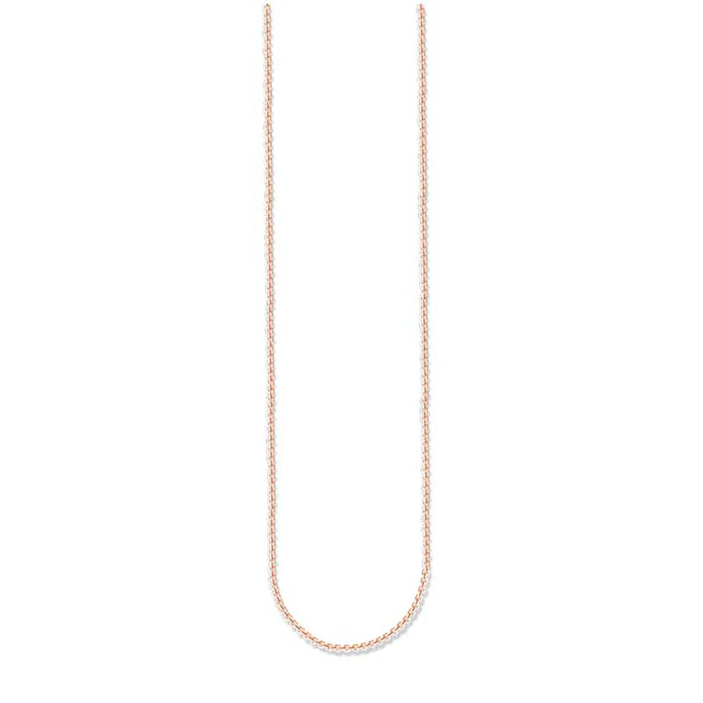 Rose Gold Plated Sterling Silver Thomas Sabo Box Chain