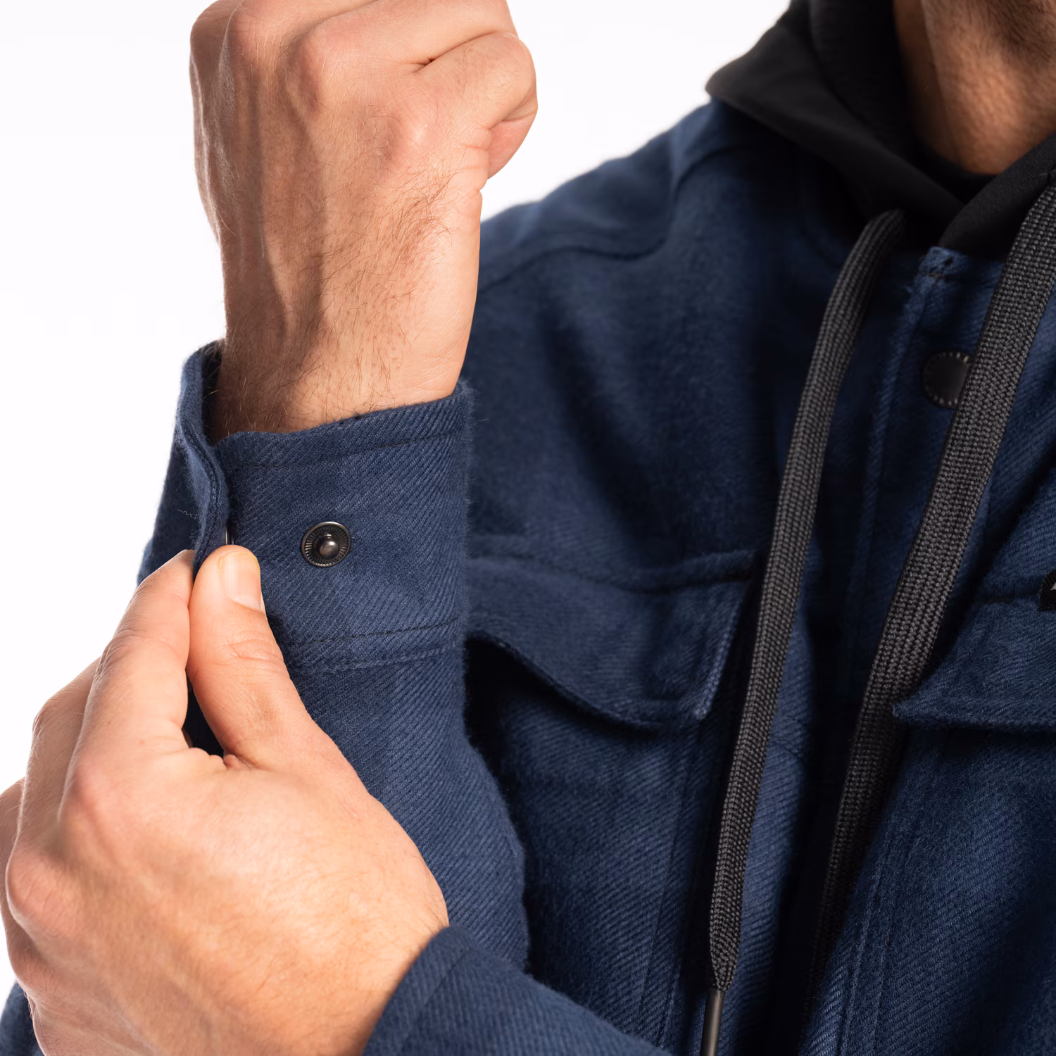Targhee Fleece Lined Flannel Hoodie