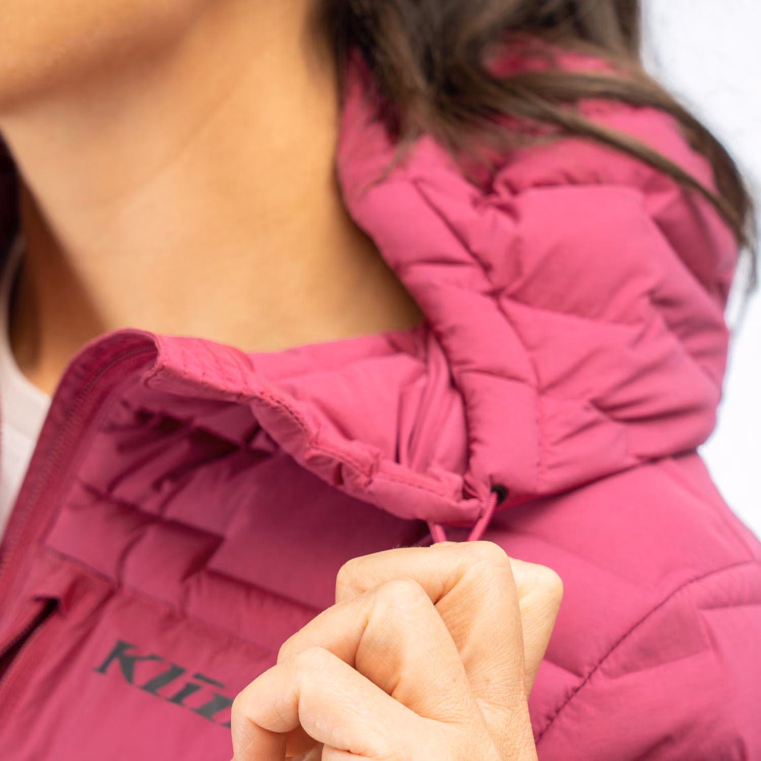 Luna Stretch Down Hooded Jacket
