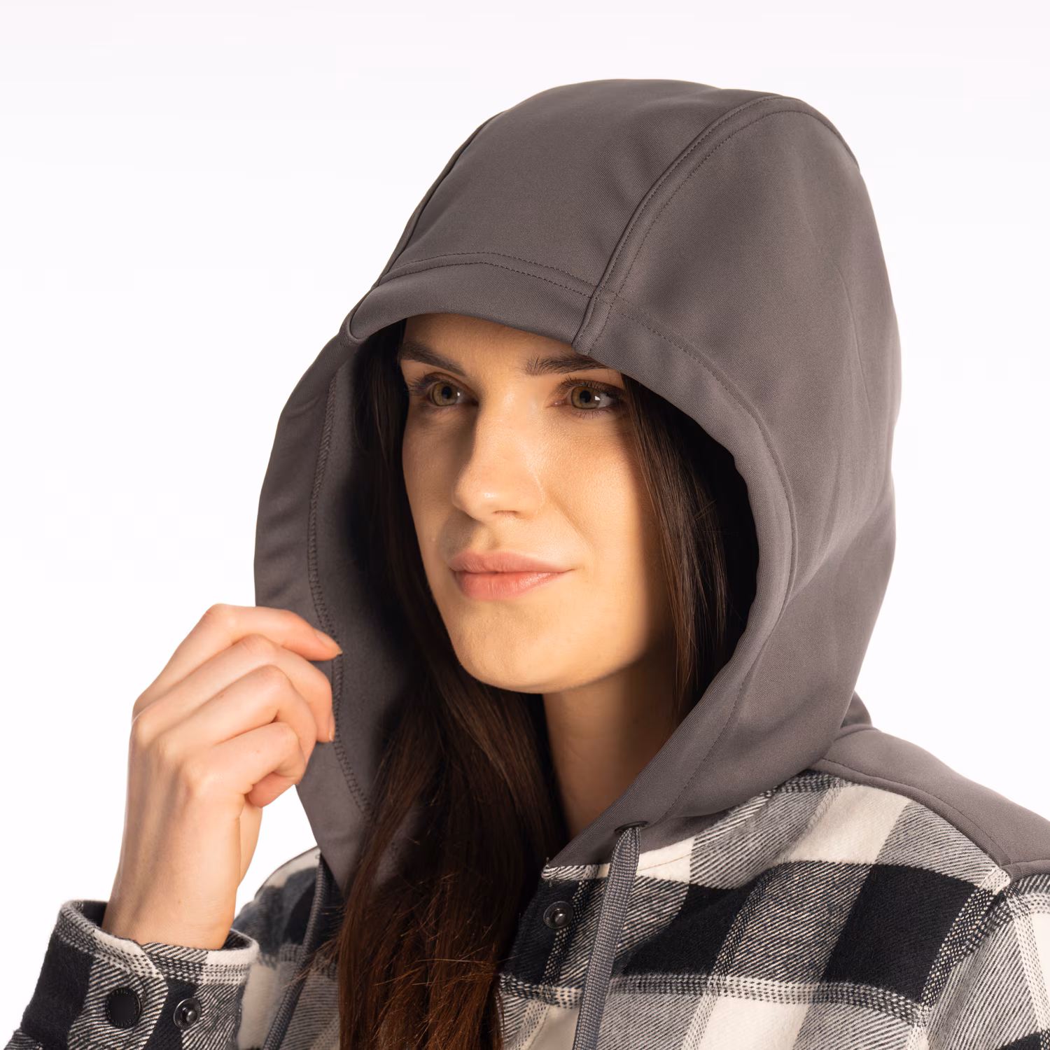 Big Sky Fleece Lined Flannel Hoodie