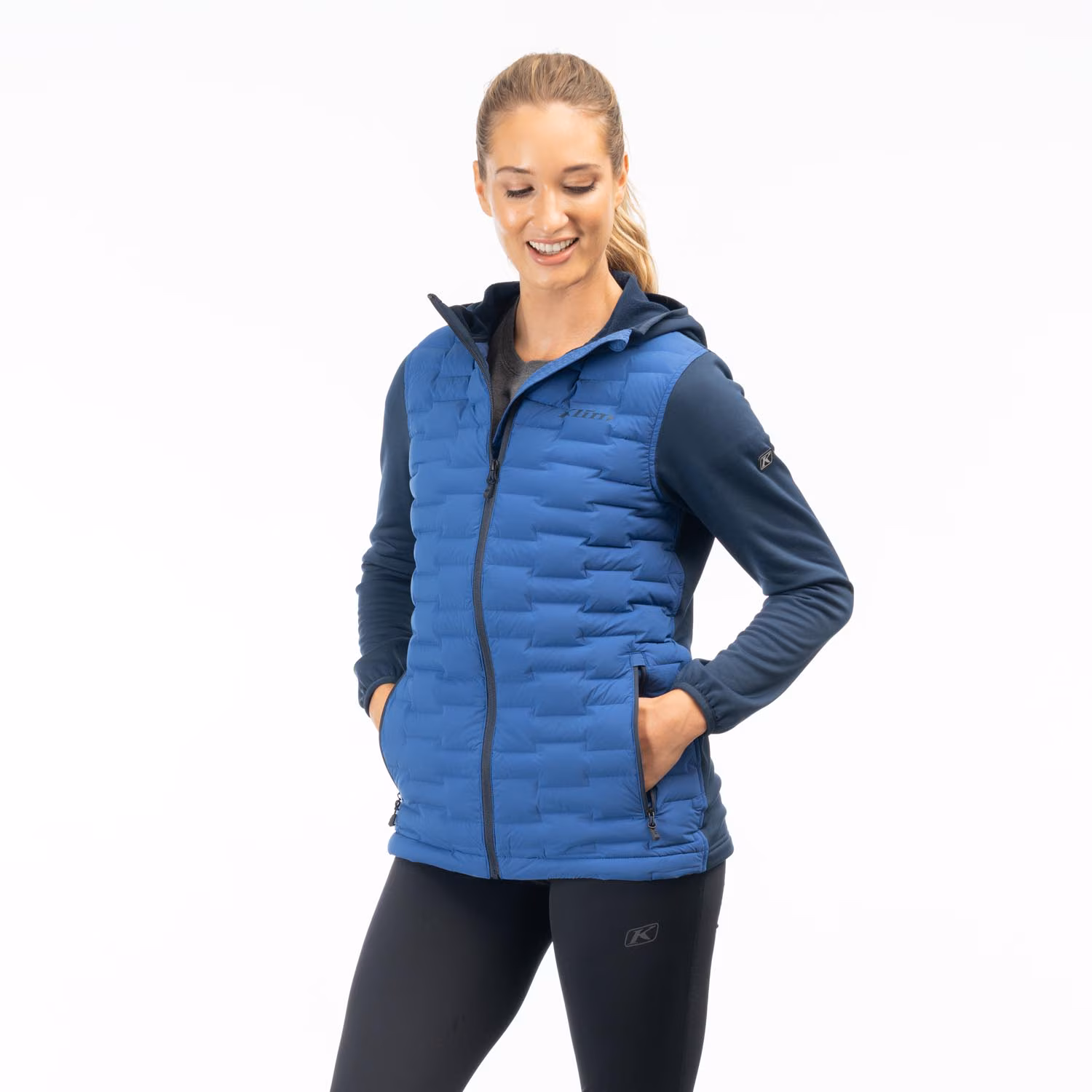 Luna Stretch Down Hybrid Hoodie