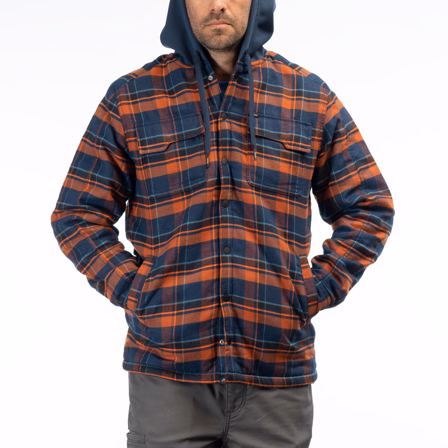 Targhee Fleece Lined Flannel Hoodie