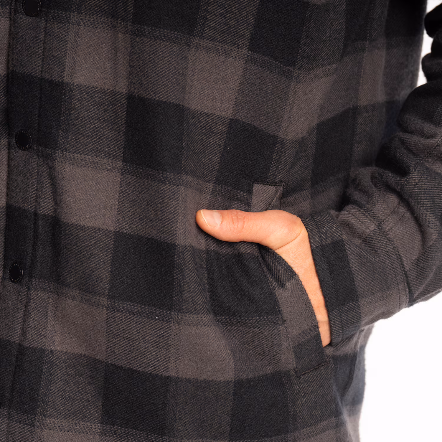 Targhee Fleece Lined Flannel Hoodie