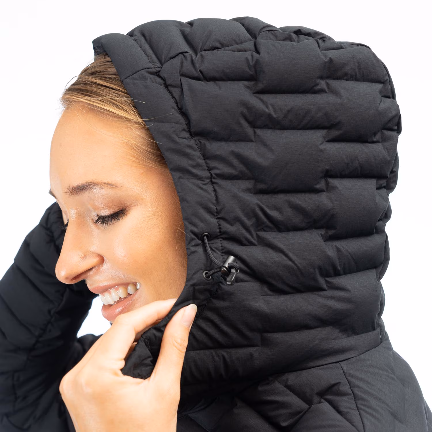 Luna Stretch Down Hooded Jacket