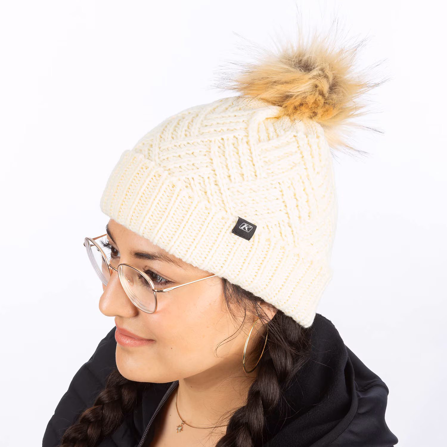 Chevron Pom Beanie