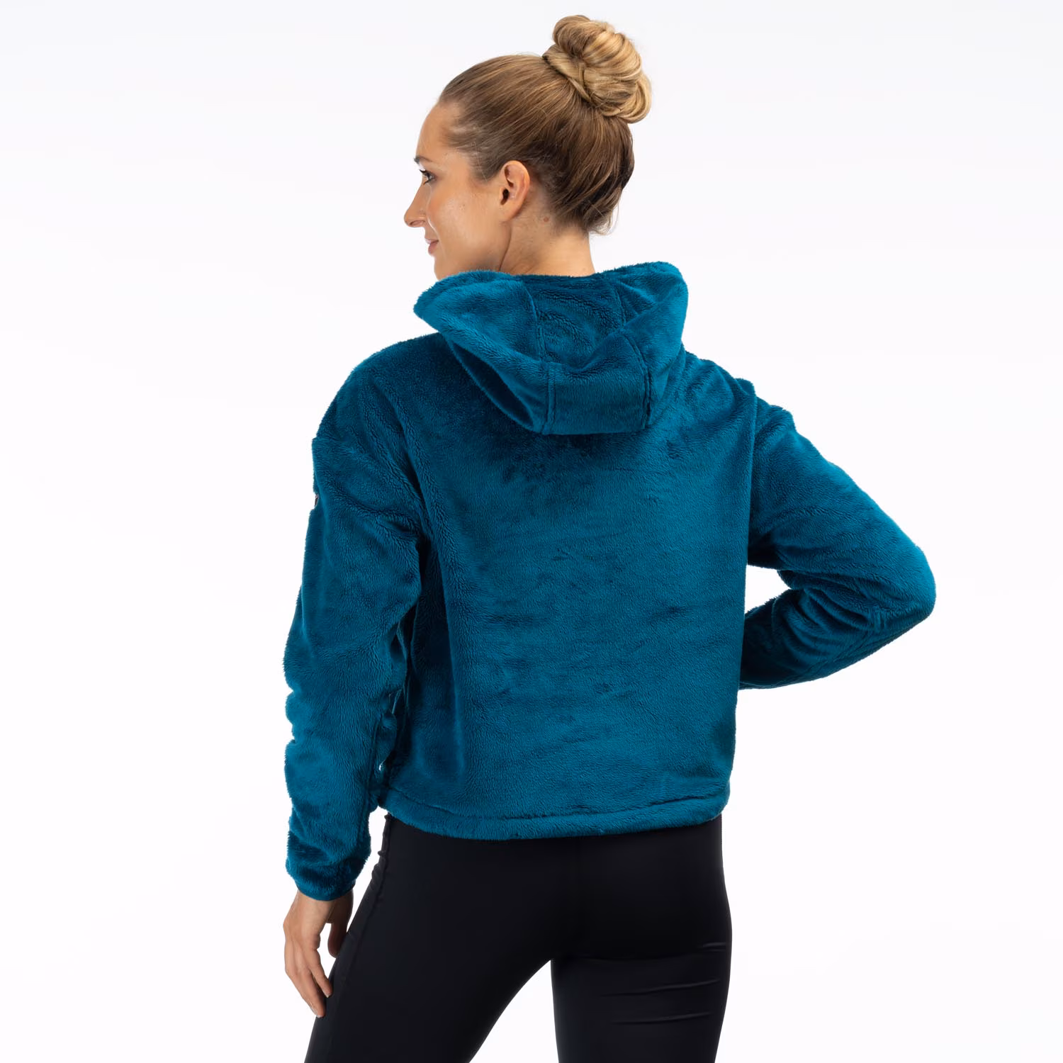 Cascade 1/4 Zip Crop Hoodie