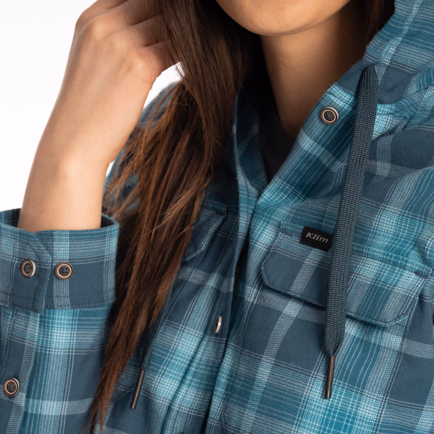 Ginny Mountain Midweight Stretch Flannel Hoodie