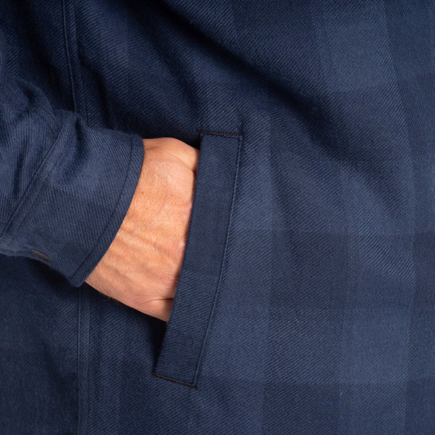 Targhee Fleece Lined Flannel Hoodie
