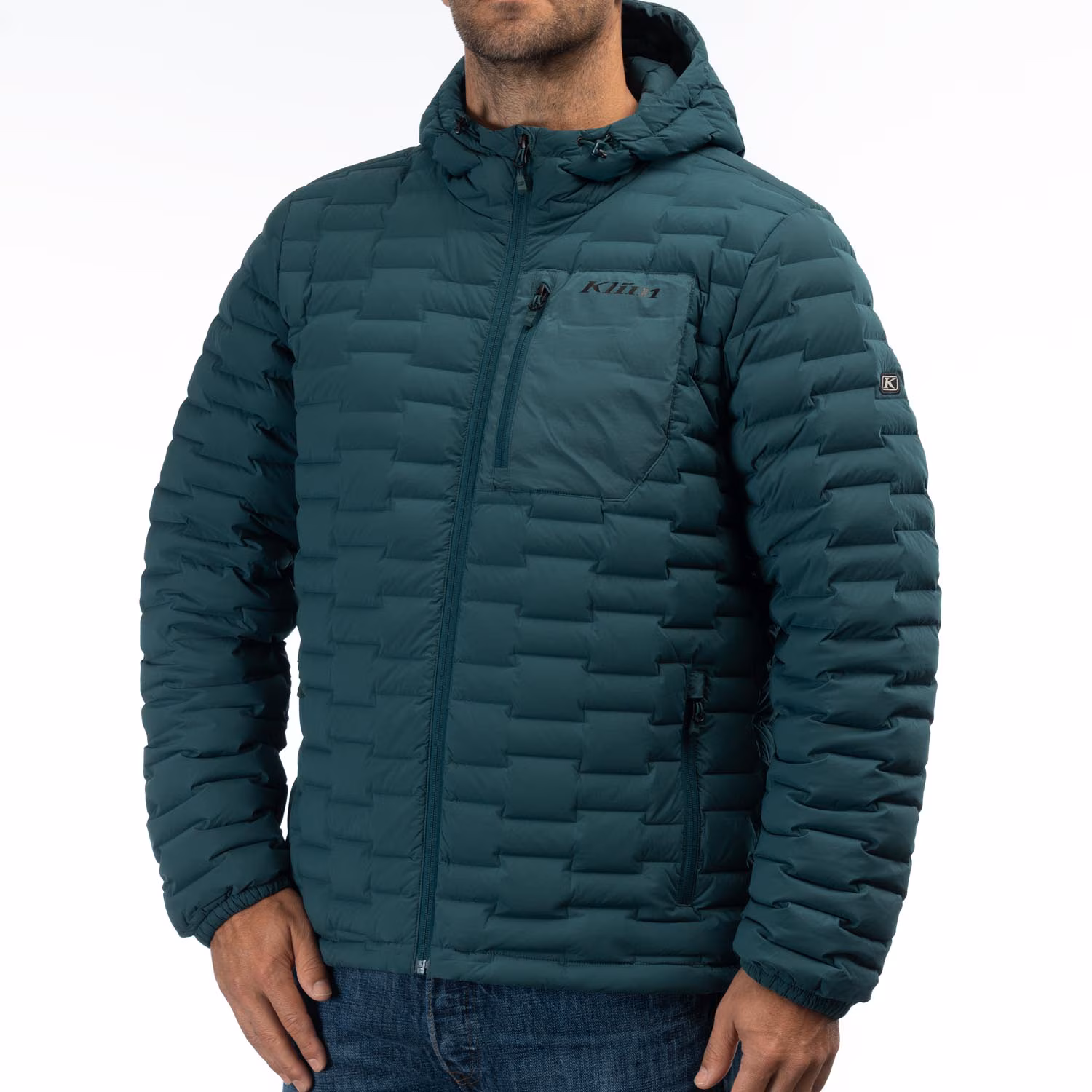 Boulder Stretch Down Hooded Jacket