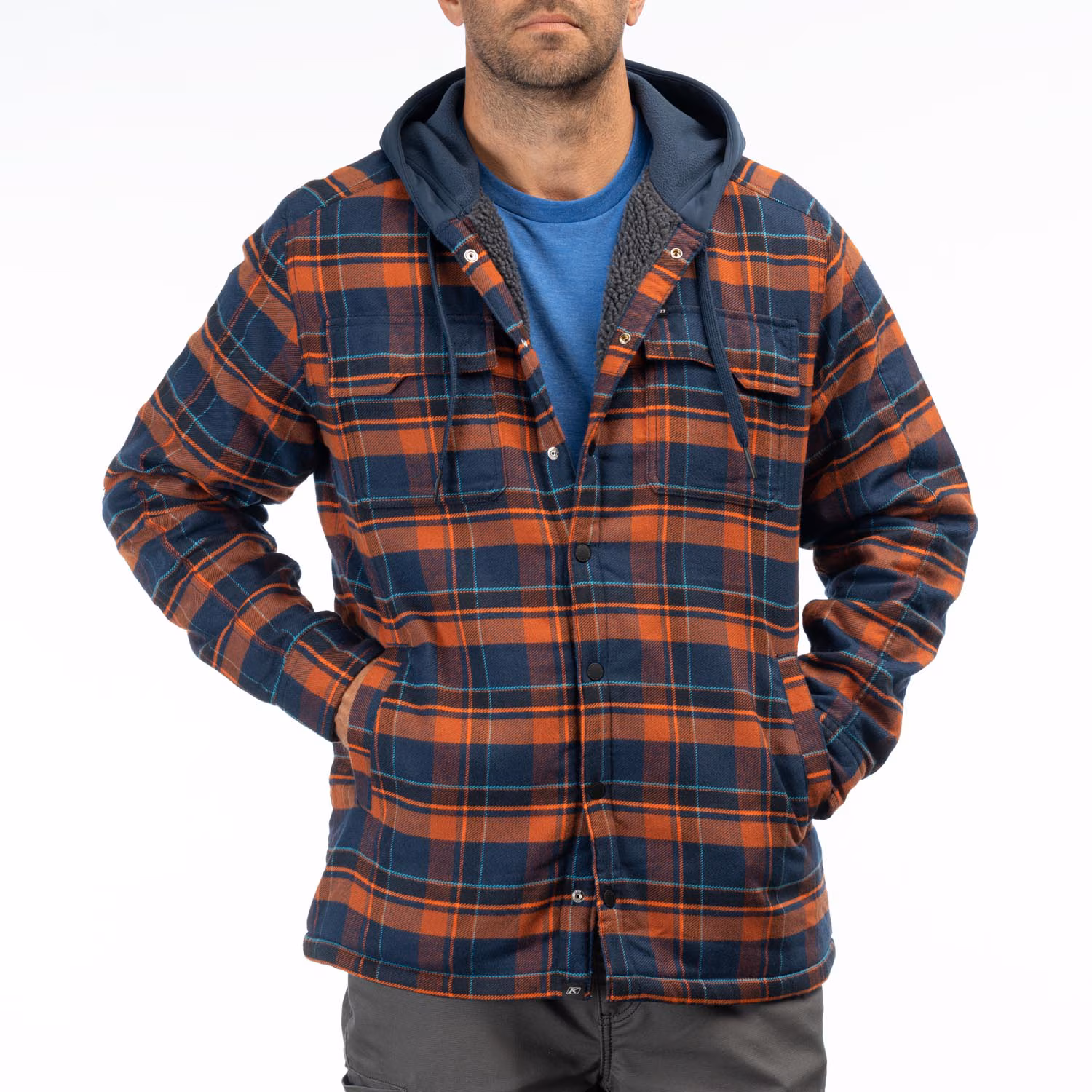 Targhee Fleece Lined Flannel Hoodie