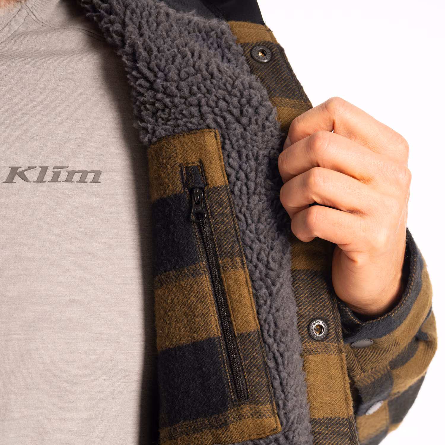Targhee Fleece Lined Flannel Hoodie
