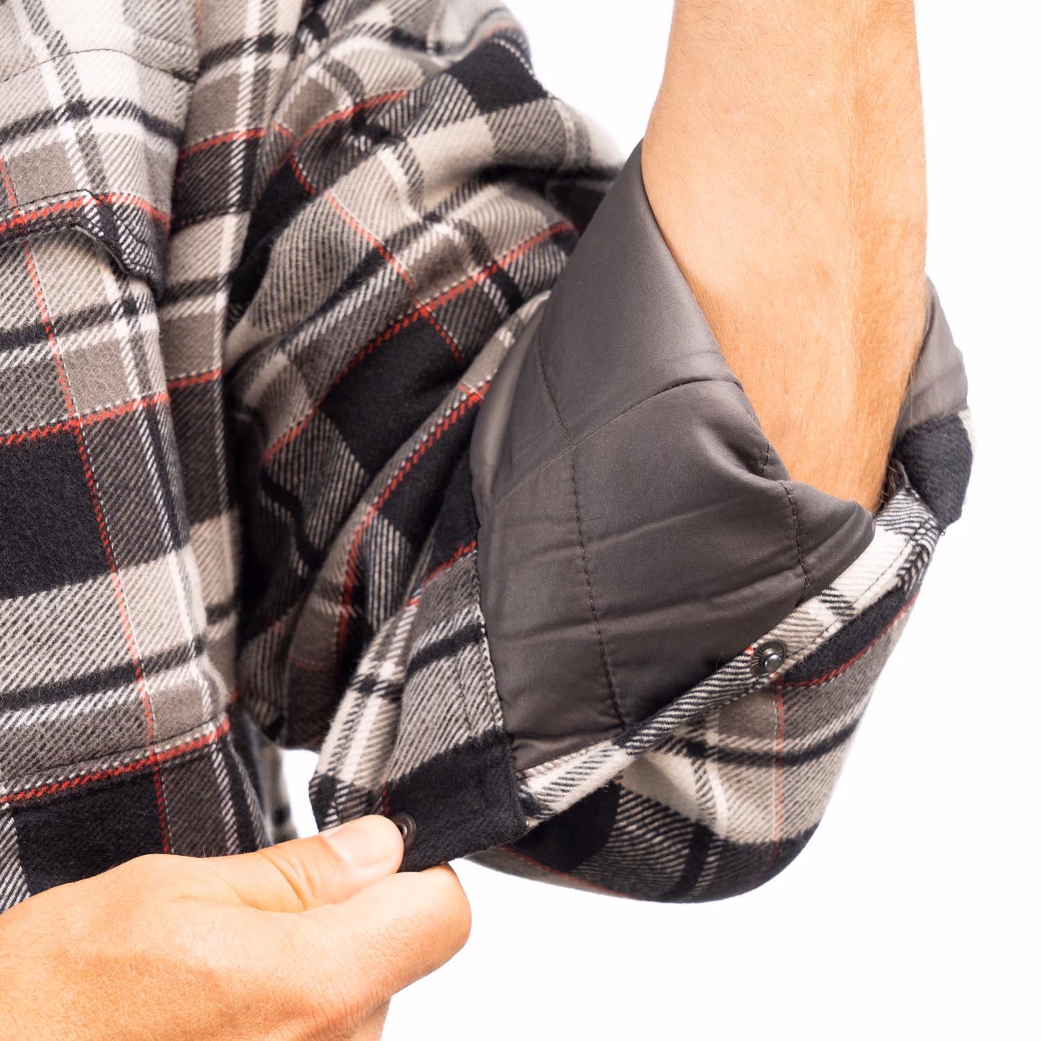Targhee Fleece Lined Flannel Hoodie