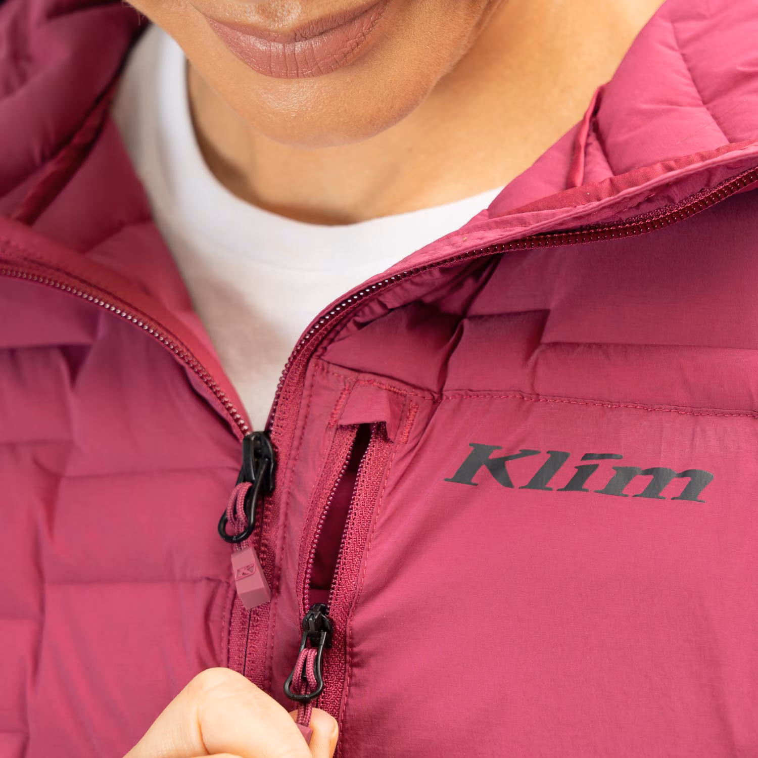 Luna Stretch Down Hooded Jacket