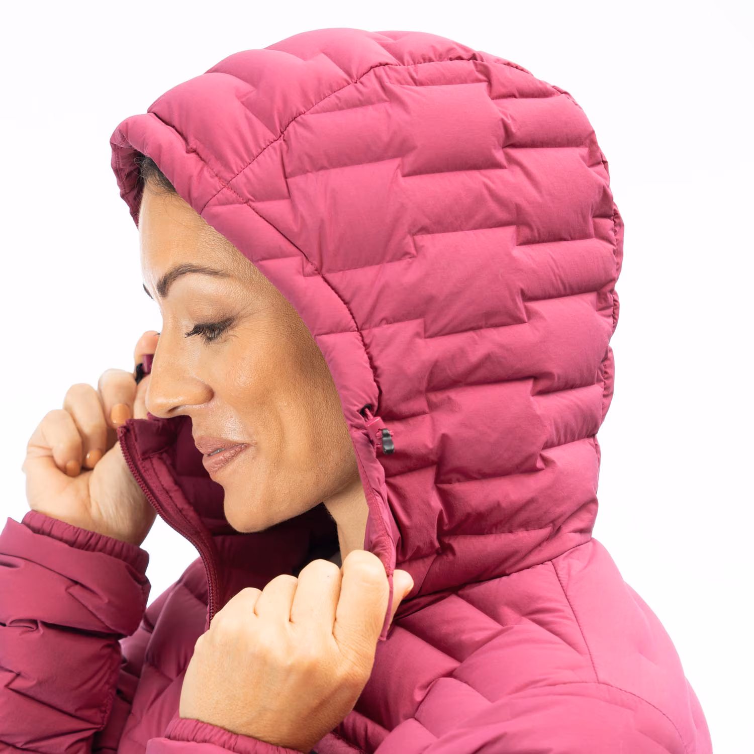 Luna Stretch Down Hooded Jacket