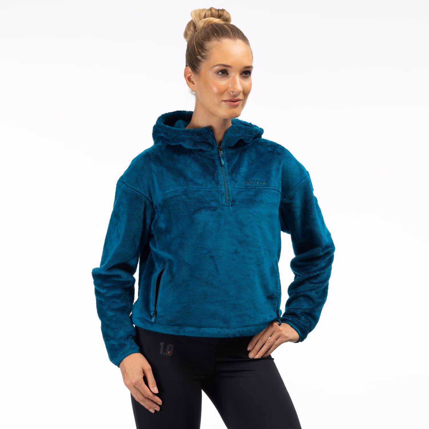 Cascade 1/4 Zip Crop Hoodie