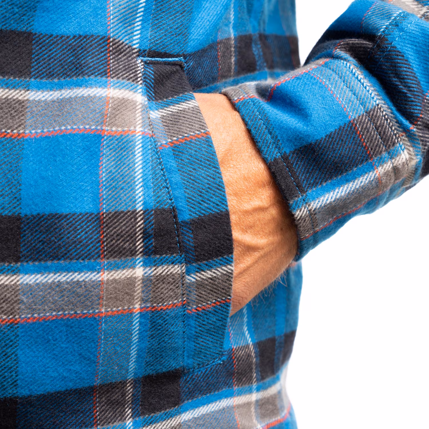 Targhee Fleece Lined Flannel Hoodie