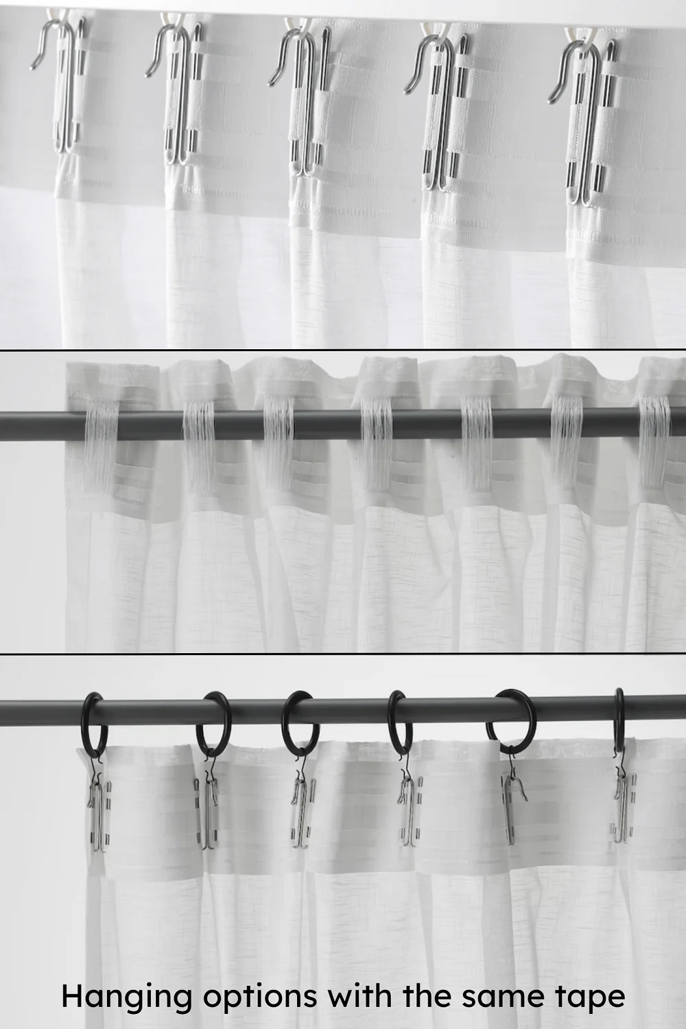 Verdunkelungsvorhänge aus Leinen, 2er-Set, jeweils 130 cm breit. Sondergrößen erhältlich