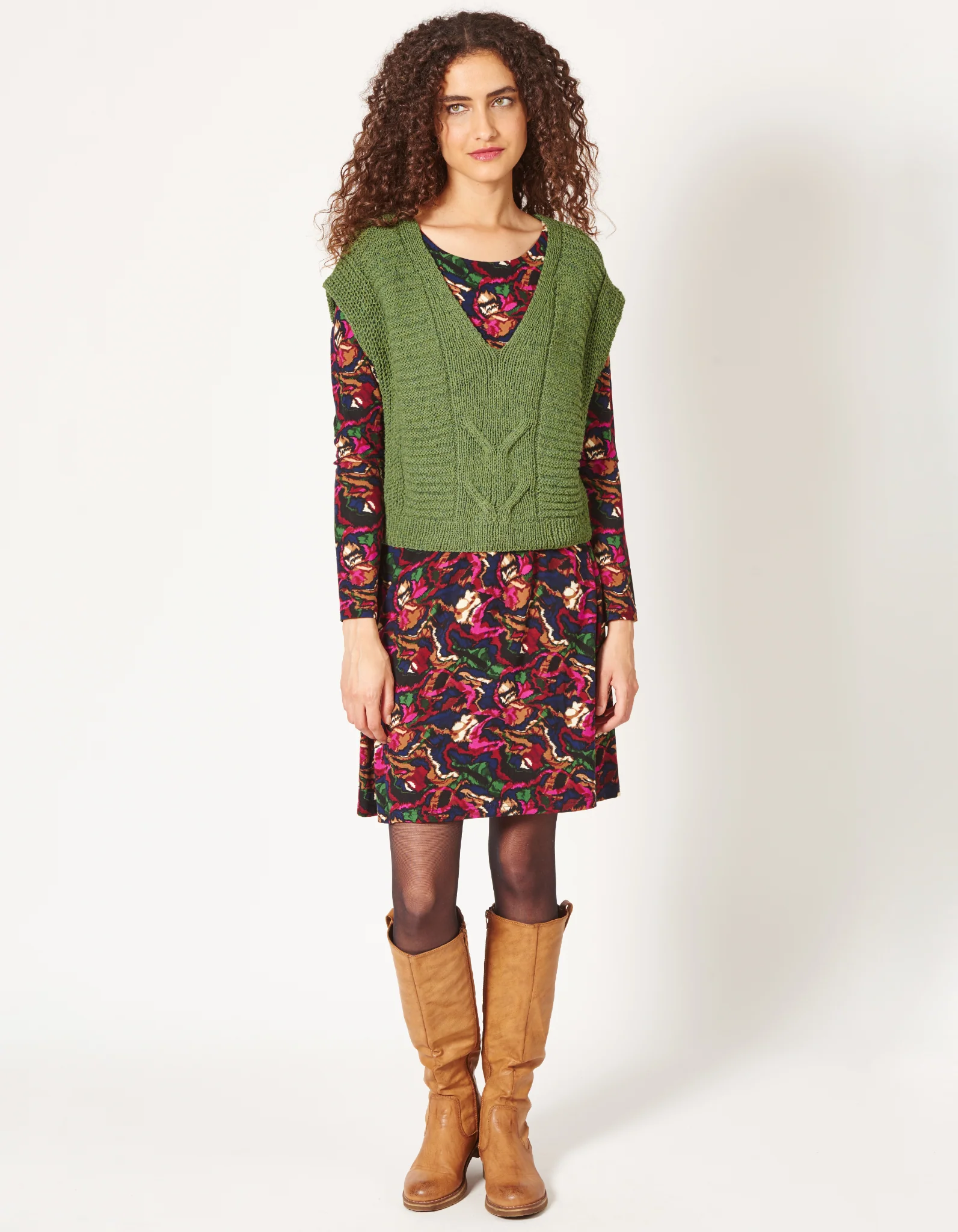 Handstrick Pullunder Snowdrop