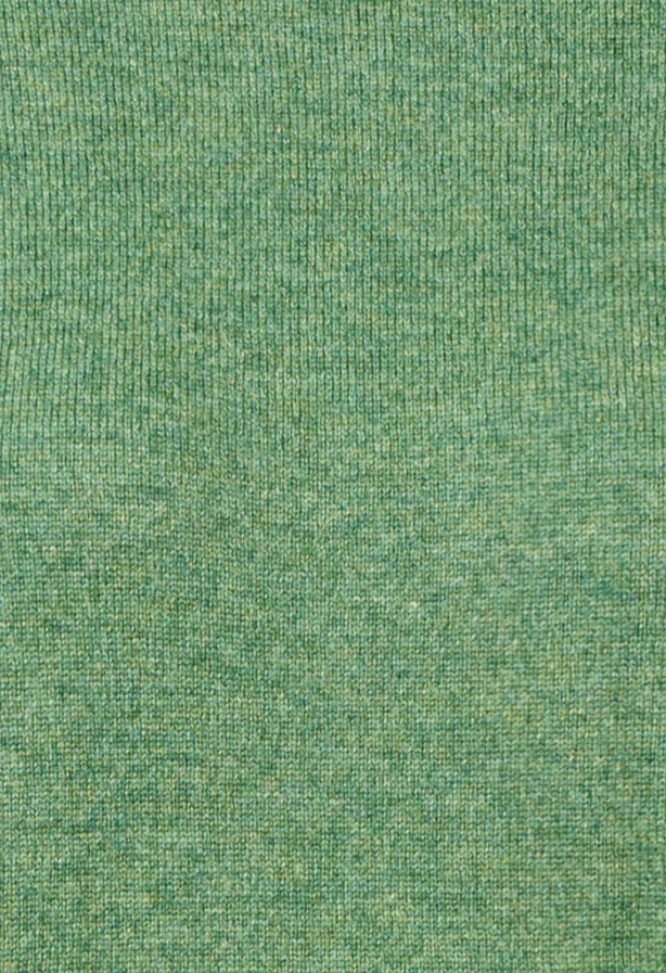 Feinstrick-Pullover mit Stehkragen aus Merino-Kaschmirmix, unifarben