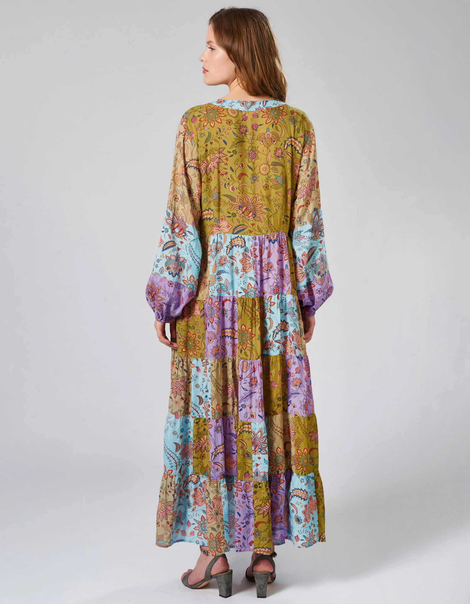 Boho-Kleid Annily mit floralem Muster