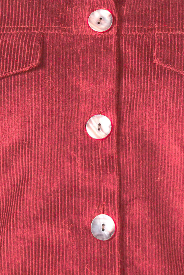Kurze Cordjacke aus 100 % Bio-Baumwolle (GOTS zertifiziert)