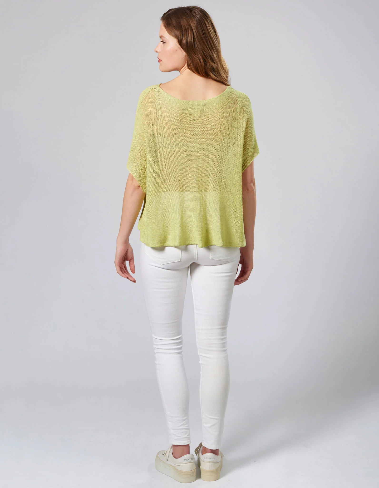 Handstrick Top Rosie aus reiner Seide