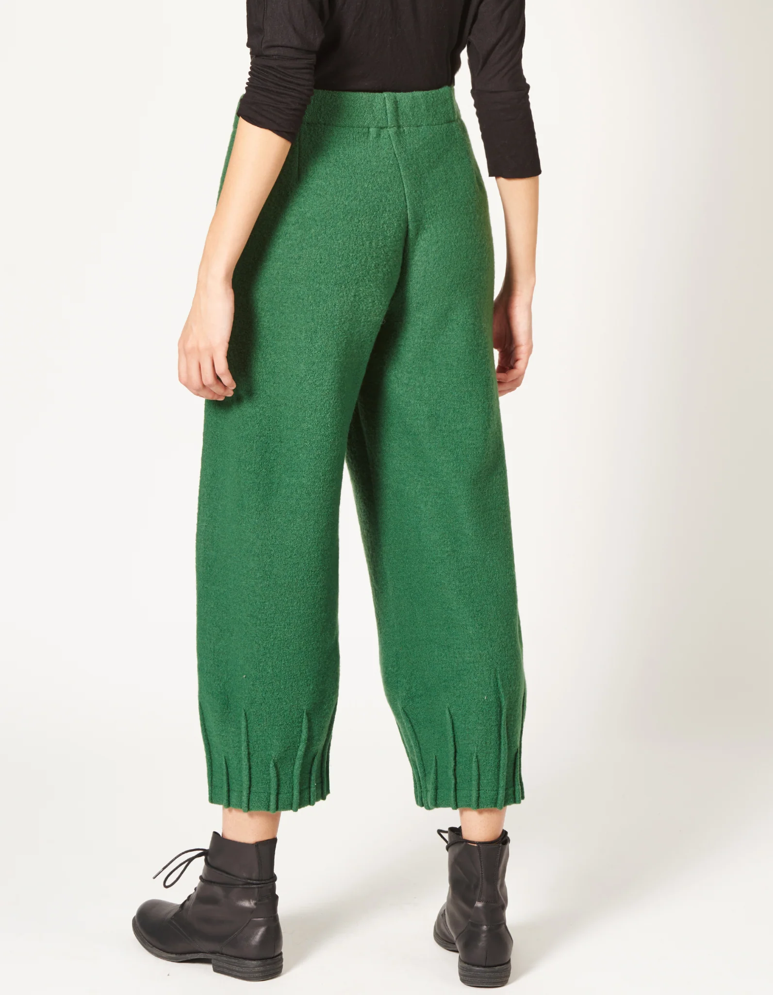 Hose aus gewalkter Wolle Olga
