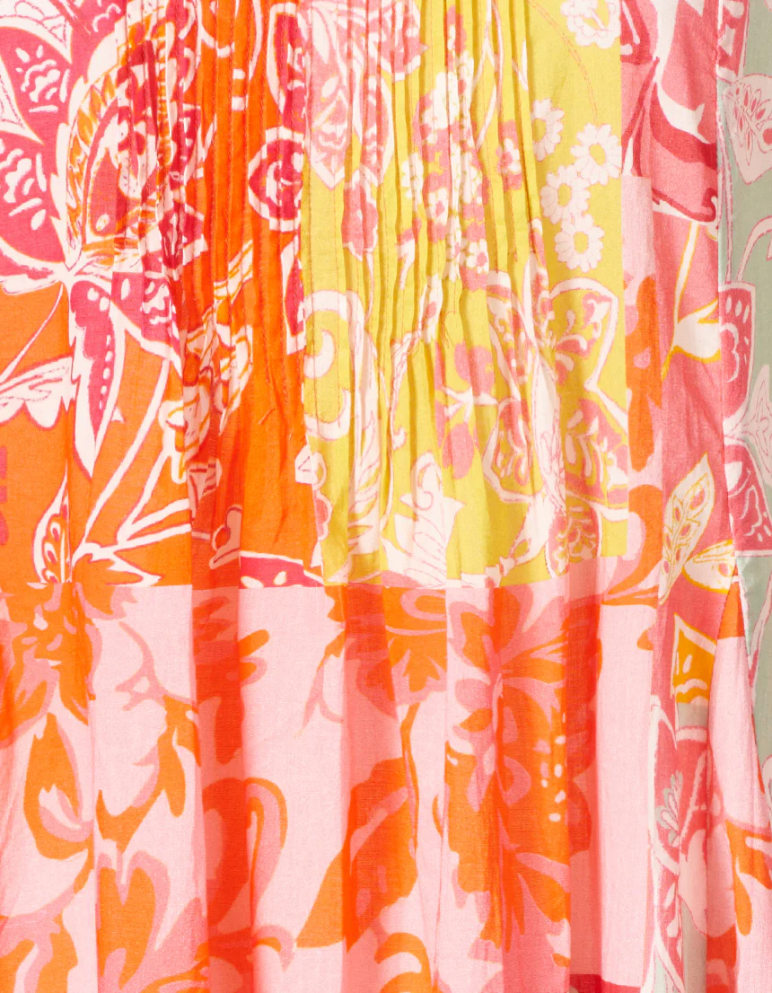 Tunika Ilka pastel Patchwork aus Bio-Baumwolle