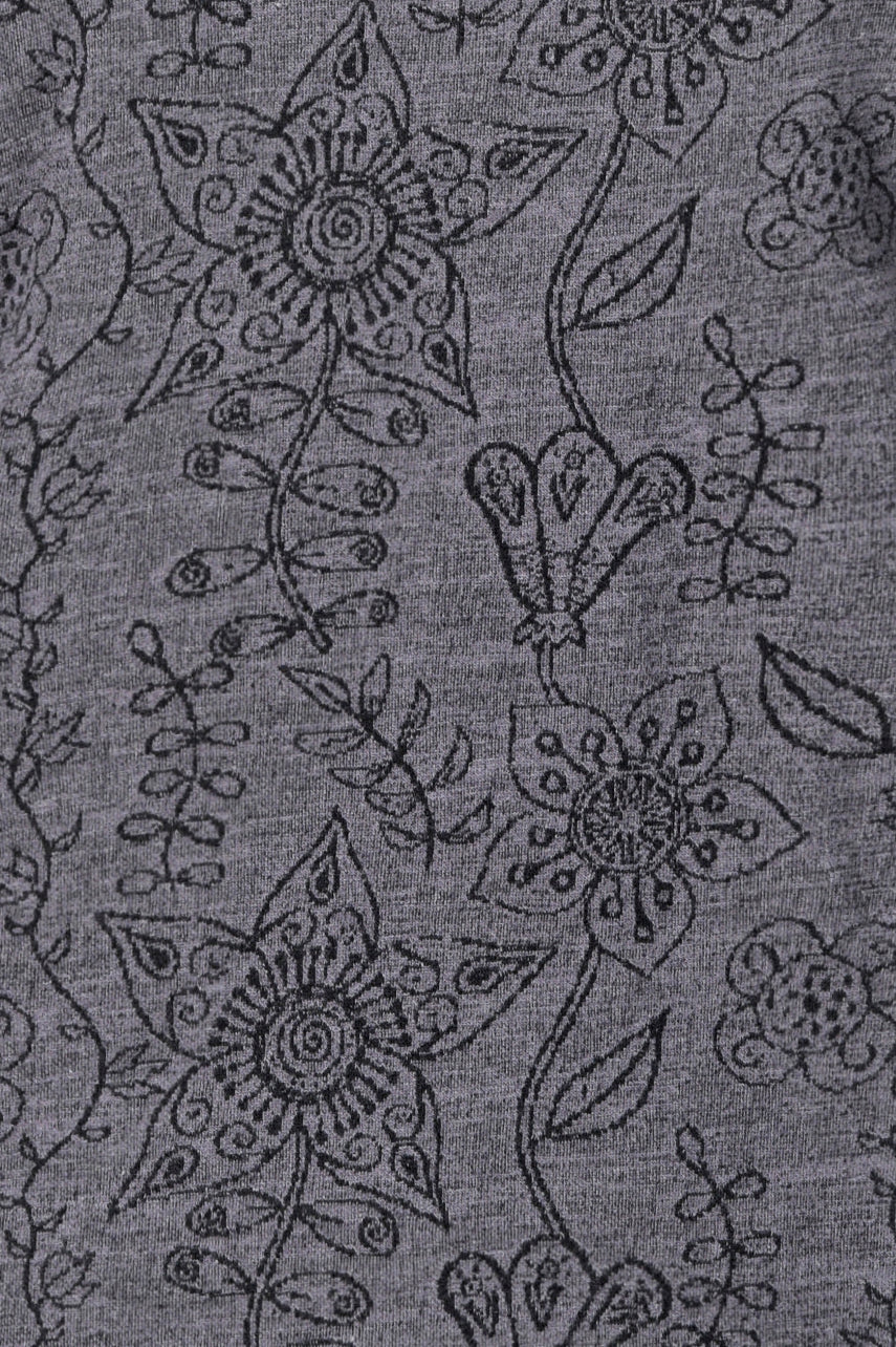 Jacquard-Jersey Langarmshirt aus Bio-Baumwolle