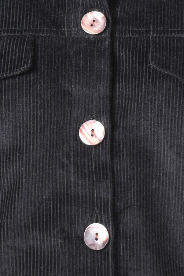 Kurze Cordjacke aus 100 % Bio-Baumwolle (GOTS zertifiziert)