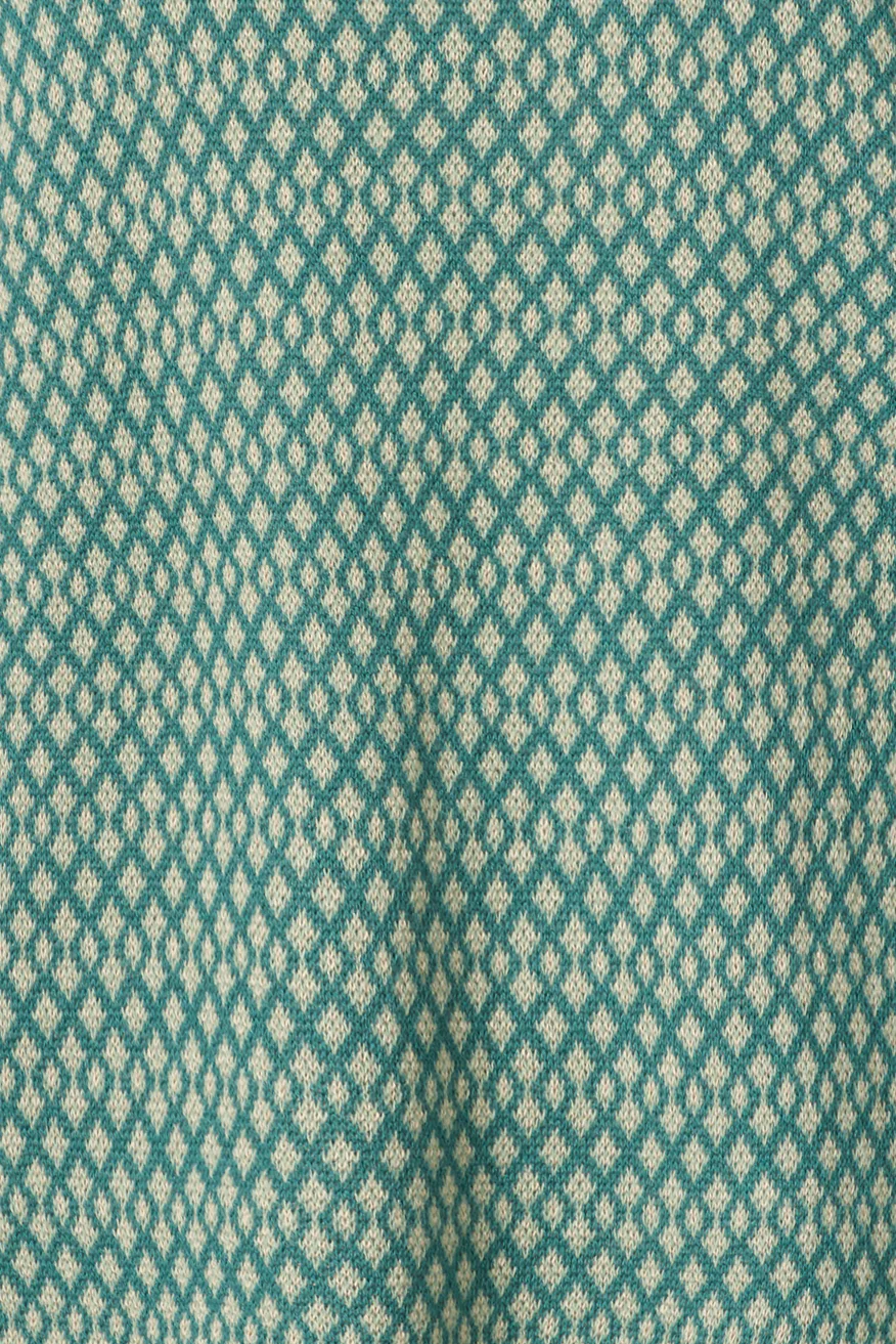 Longpullover aus reiner Bio-Baumwolle im Jacquard-Strick