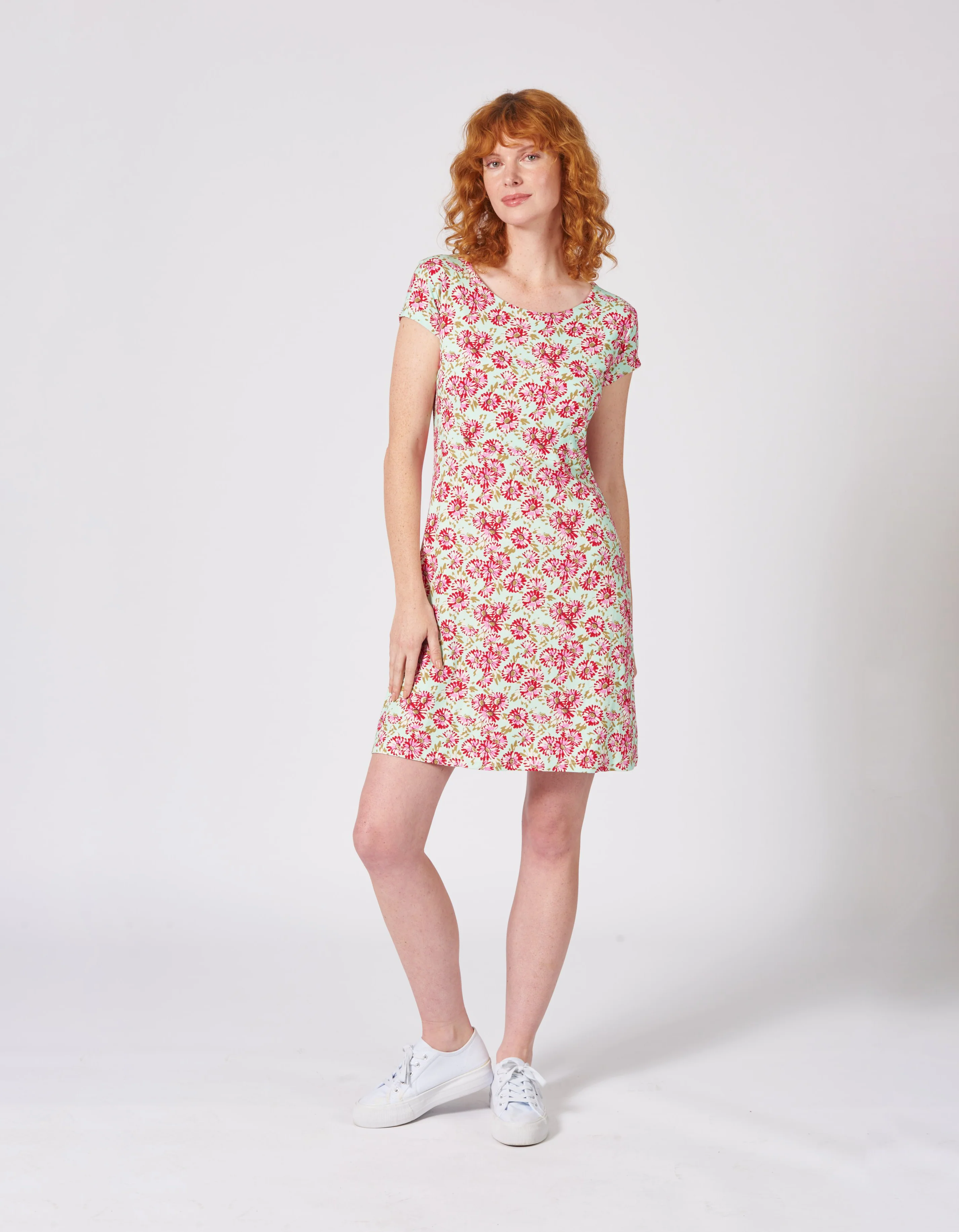 Jersey-Kleid aus  Viskose